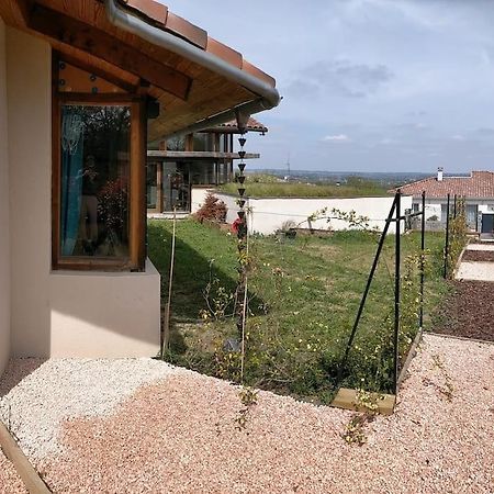 Studio Ambiance Verdoyante Et Vue Sur La Vallee Auzeville-Tolosane Exterior photo