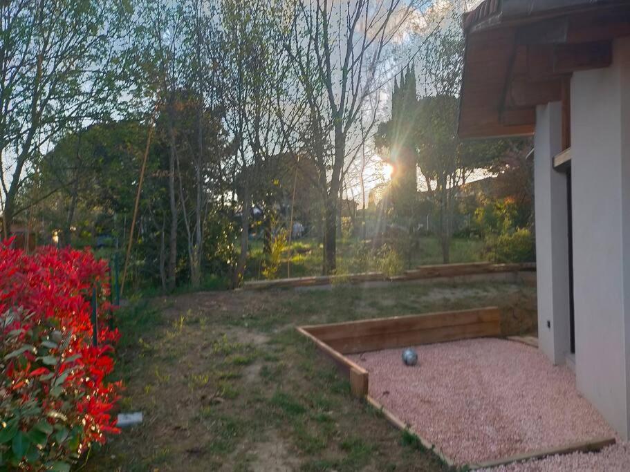 Studio Ambiance Verdoyante Et Vue Sur La Vallee Auzeville-Tolosane Exterior photo
