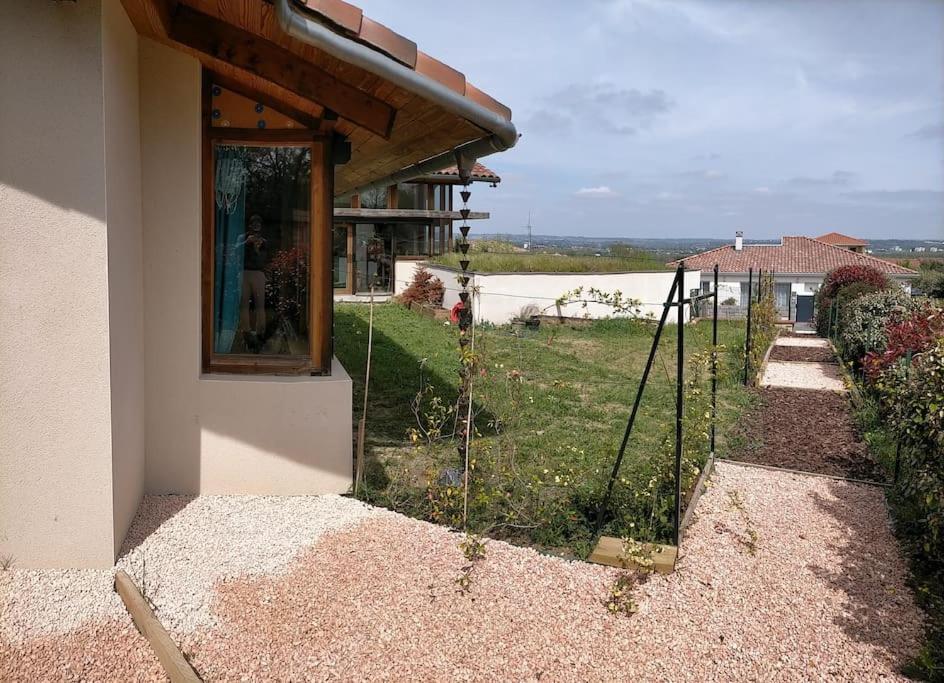 Studio Ambiance Verdoyante Et Vue Sur La Vallee Auzeville-Tolosane Exterior photo